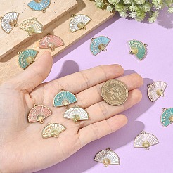 8 шт. 8-х стилевых эмалевых соединительных звеньев из сплава&nbsp;ENAM-YW0006-72