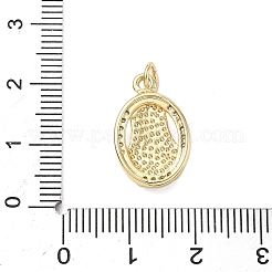 Colgante micropavé cubic zirconia de latón&nbsp;KK-K368-02A-G