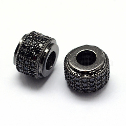 Cremagliera in ottone placcatura zirconi European Beads&nbsp;ZIRC-S023-02B