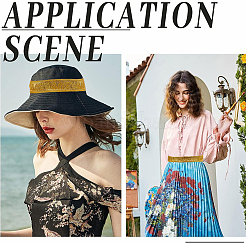 4.6~5 ярд полиэфирной жаккардовой ленты в этническом стиле для шитья украшений&nbsp;OCOR-GF0003-96D