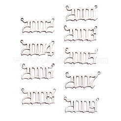 Подвески из нержавеющей стали с указанием года рождения&nbsp;STAS-CJ0001-106