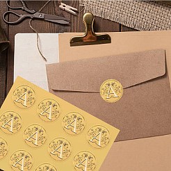 34 Blatt selbstklebende Aufkleber mit Goldfolienprägung&nbsp;DIY-WH0509-085