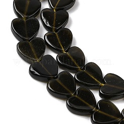 Естественный золотистый отлив обсидиан бисер пряди G-M403-A46-03