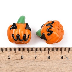 Хэллоуин бусины лэмпворк ручной работы LAMP-Z016-01E