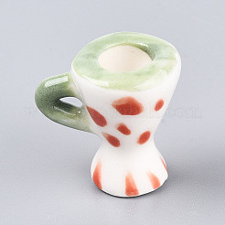 Декоративная кружка из фарфора ручной работы&nbsp;PORC-T133-22D