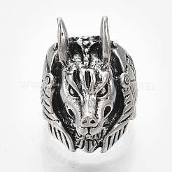 Сплав манжеты кольца пальцев RJEW-T008-01