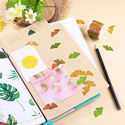 Autocollants en papier à feuilles d'automne pour la création de cartes&nbsp;DIY-TAC0032-23H