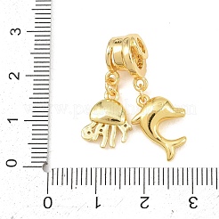 Латунные микропаве прозрачные подвески с фианитом&nbsp;KK-Z151-10G