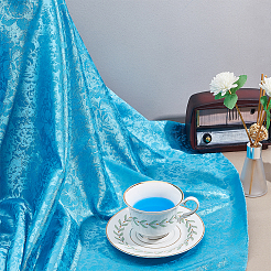 Полиэфирная ткань с цветочным узором&nbsp;DIY-WH0021-39B