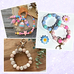 60 шт. 10 цвета пищевые экологически чистые силиконовые бусины SIL-SP0001-05