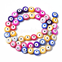 Нити бусин из натуральных пресноводных ракушек SHEL-S278-010