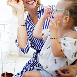 4шт 4 стильных плетеных браслета из стеклянных бусин и ножных браслетов SJEW-SW00003-02