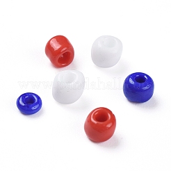 300g 6500 pezzi 3 colori perline di vetro per il giorno dell'indipendenza&nbsp;X1-SEED-LS0001-01