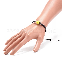 Braccialetto di perline intrecciate in acrilico&nbsp;BJEW-JB08552