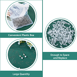 300 шт. крючки для сережек из хирургической нержавеющей стали 316 STAS-DC0011-38