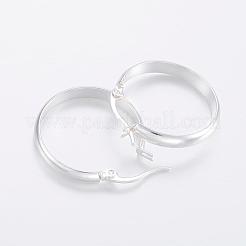 Серьги-кольца из нержавеющей стали 304&nbsp;EJEW-H327-02B