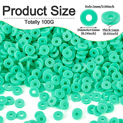 100 г бусины из полимерной глины ручной работы&nbsp;CLAY-TA0001-77D