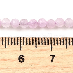 Природные кунцит бисер нитей G-G259-D11-3mm