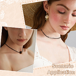 16 шт. 4 стиля круглого плетеного вощеного шнура для изготовления ожерелья&nbsp;NJEW-ME0001-06