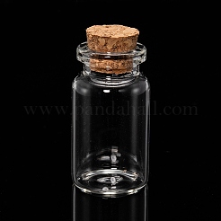 Botellas de vidrio frasco de vidrio grano contenedores&nbsp;LS-AJEW-S074-02B