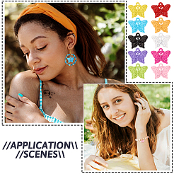 20 шт. 10-х цветные подвески из сплава&nbsp;FIND-TA0002-82