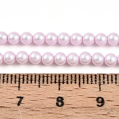 Peinture au four brins de perles de verre nacré&nbsp;HY-N002-3mm-C03