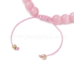 2шт. плетеные браслеты из бусин кошачий глаз для матери и ребенка&nbsp;BJEW-TA00619