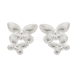 Pendientes de acero inoxidable 304 para mujer&nbsp;EJEW-K306-24P