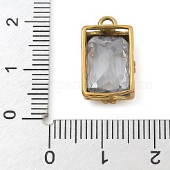 Подвески из нержавеющей стали 304 со стразами&nbsp;LS-STAS-M084-06G-03