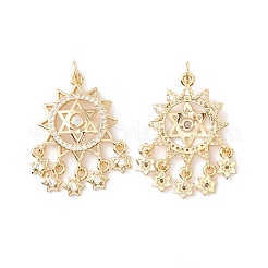 Покрытие стойки латунь микропаве прозрачные подвески из кубического циркония&nbsp;ZIRC-I057-11G