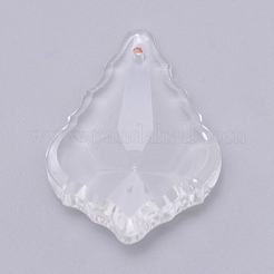 Grandes colgantes de cristal transparente&nbsp;GLAA-WH0022-19