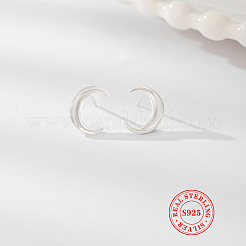 925 серебряная серьга в форме полумесяца для повседневных летних свиданий и отпуска. UD3034