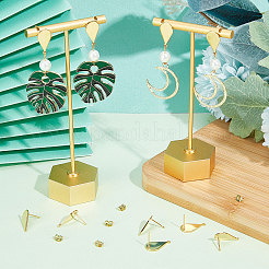 30 шт. фурнитура для сережек-гвоздиков из нержавеющей стали 201 STAS-BBC0001-69