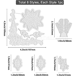 Matrices en métal de plaque de feuille chaude d'acier au carbone&nbsp;DIY-WH0280-097