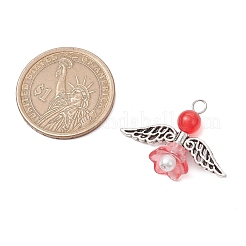 Pendentifs en perles de verre nacrées&nbsp;PALLOY-JF03205-05