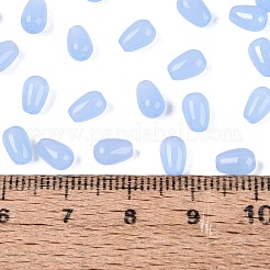 Imitation de perles de verre de jade&nbsp;GLAA-Q113-01A-B04