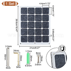 Акрил с фетровым лотком для памятных монет AJEW-WH0471-110A