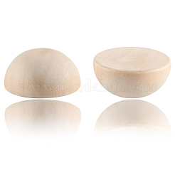 100шт необработанные кабошоны из натурального дерева WOOD-SP0001-54