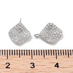 925 серебряный кулон с родиевым покрытием STER-H111-02P