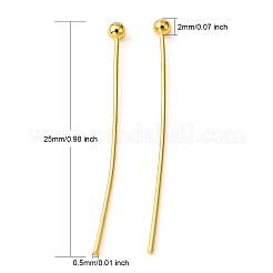 Sfera in ottone perni testa&nbsp;KK-R020-06G