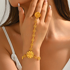Bagues en laiton tournesol pour femme&nbsp;WK3568