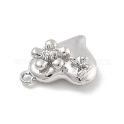 Латунные микро проложить кубического циркония подвески&nbsp;KK-D283-13P