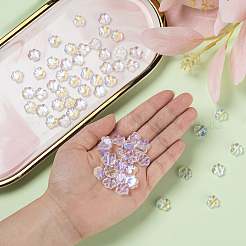 100 шт. Прозрачные стеклянные бусины&nbsp;GLAA-CJ0001-54