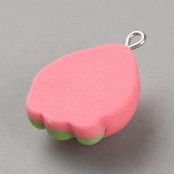 Подвески из непрозрачной смолы в виде свинки RESI-CJC0020-27D