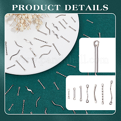 140 шт. 7 стиля подвесок-соединителей из нержавеющей стали 304&nbsp;STAS-UN0060-49