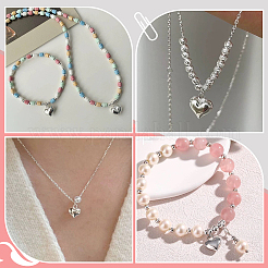 6 шт. 3 стиля 925 подвески из стерлингового серебра STER-PH0001-84