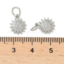 Ottone micro spianare pendenti zirconi&nbsp;KK-D386-16P-02