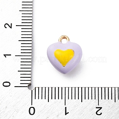 Legierung Emaille Anhänger / charms&nbsp;ENAM-E362-09A