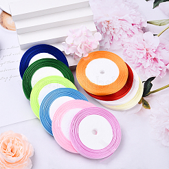 10 рулон атласной ленты 10 цветов&nbsp;SRIB-YW0001-01