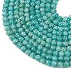 Природных амазонит бисер нитей&nbsp;G-G453-A02-6mm